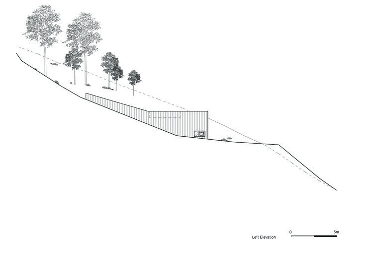 DrawingTilt Roof House in South Korea