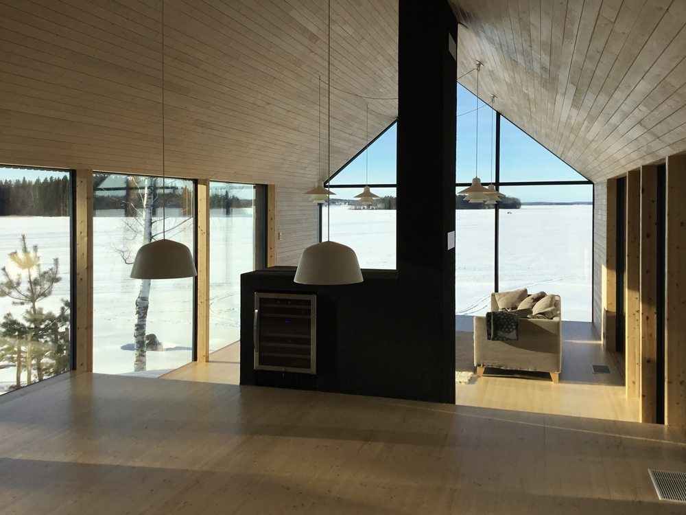 The interiors are warm, cozy, and comfortable.