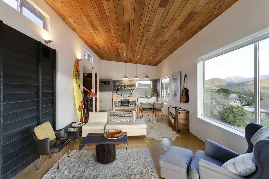 The living areas provide unrestricted views of the surrounding landscape.