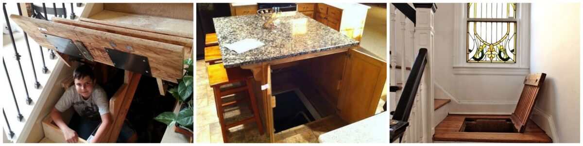 Pull Up Trapdoor Entrance