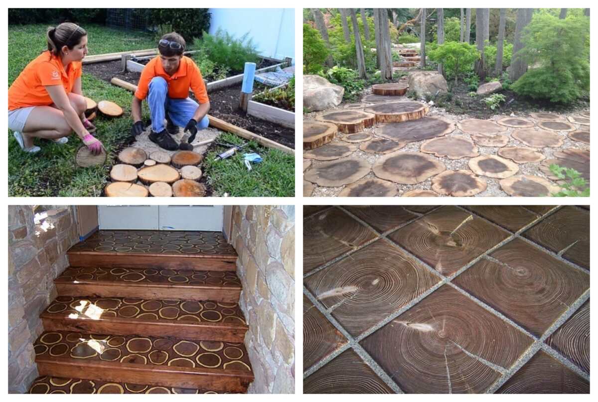 logs indoor and outdoor paths