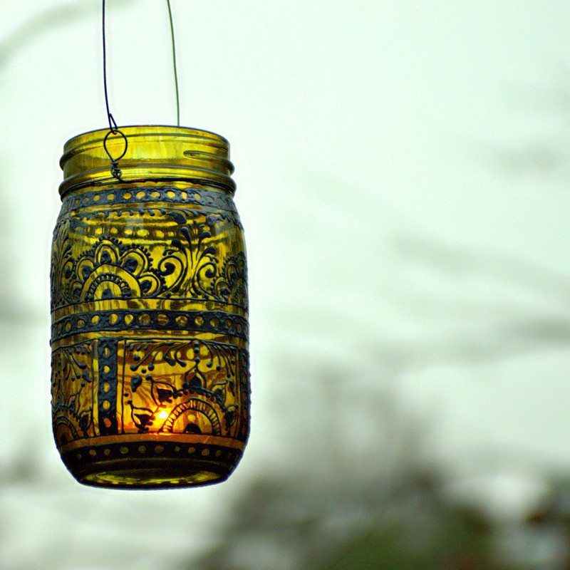  DIY Mason Jar Lantern