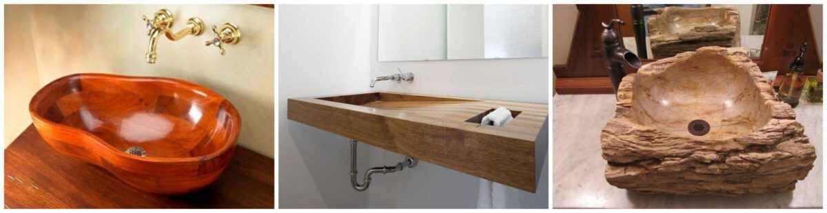 wooden sink 
