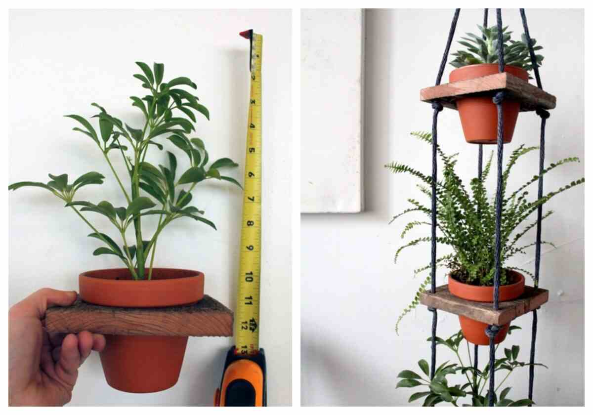 Creative DIY Tiered Hanging Pots