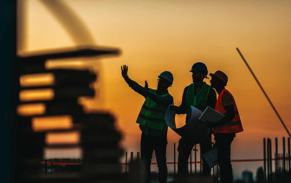 An image of contract workers