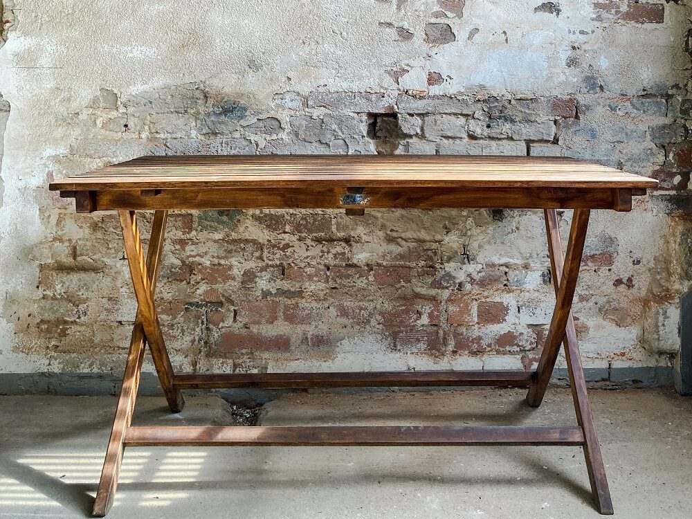 A piece of foldable furniture.