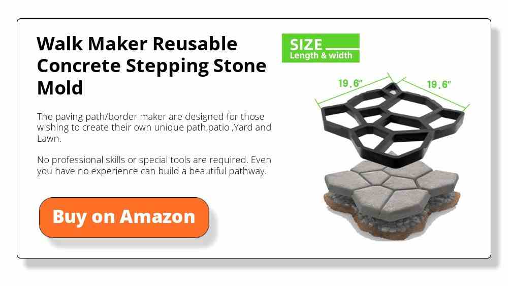Walk Maker Reusable Concrete Stepping Stone Mold