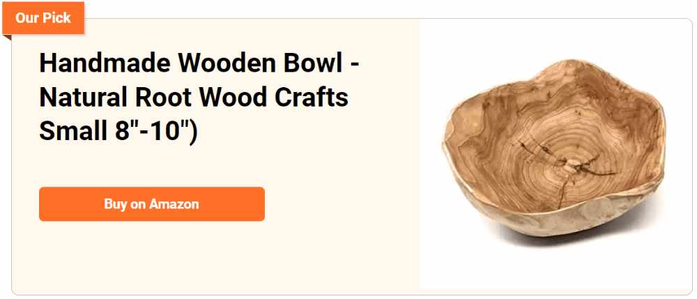 Handmade wooden bowl 