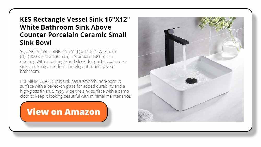 KES Rectangle Vessel Sink