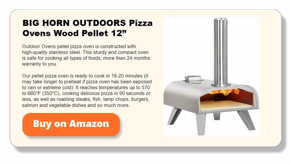 BIG HORN OUTDOORS Pizza Ovens Wood Pellet 12” (1)