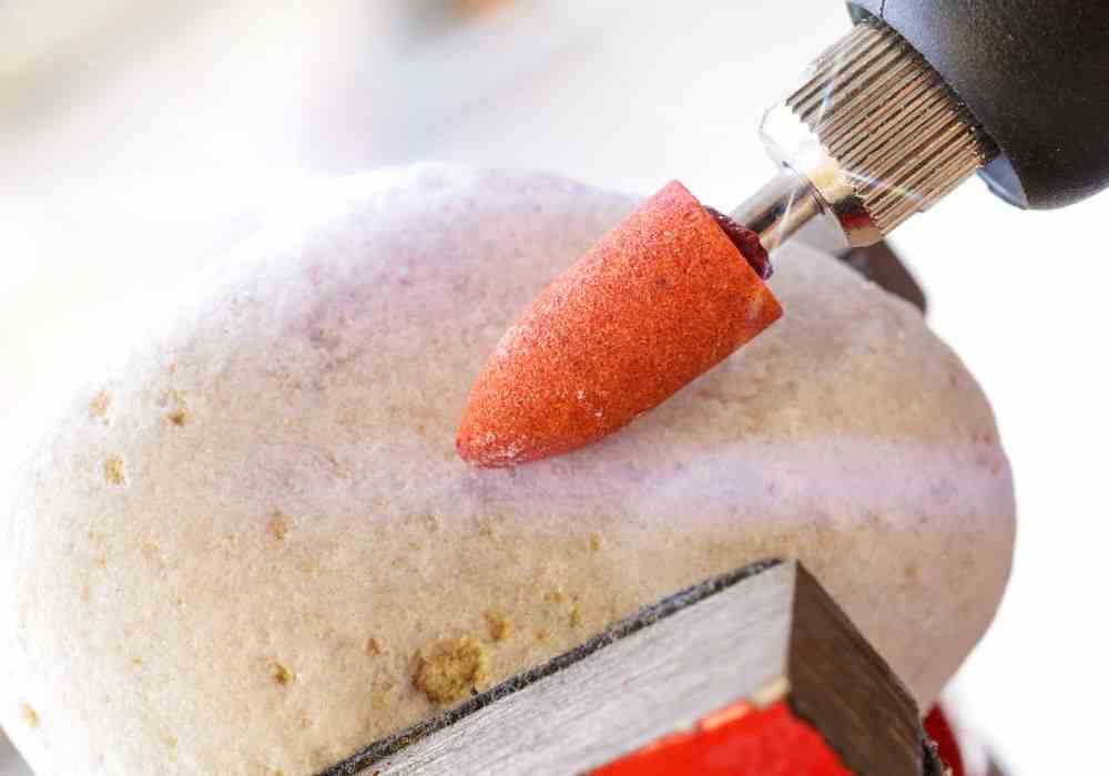 an image of a carving tool attachment for a rotary tool. 