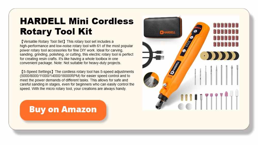 HARDELL Mini Cordless Rotary Tool Kit