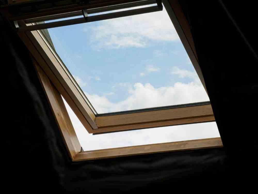 An image of a ventilated skylight window
