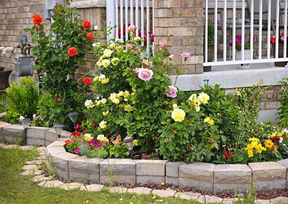 Boost stability with landscape adhesive or mortar.