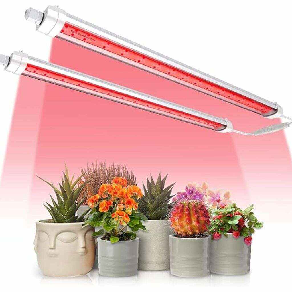 An image of red summplemental light for outdoor plants.