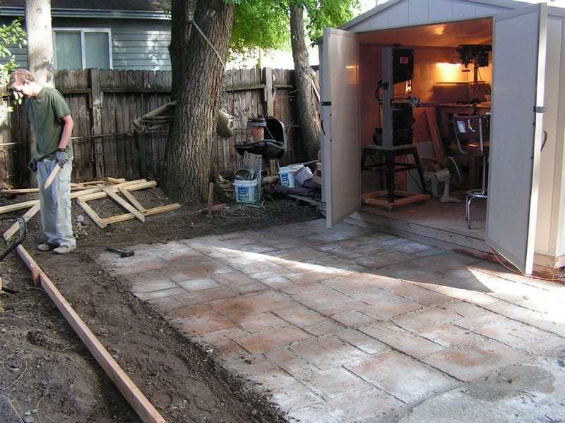DIY Cement Patio