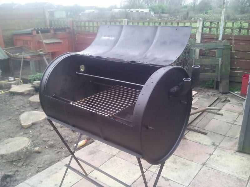 No-Weld Drum BBQ Smoker