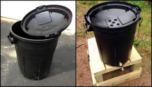 Garbage Can Rain Barrel