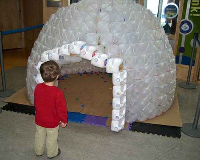 Milk Jug Igloo