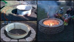 Tractor Rim Fire Pit