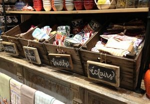 DIY mobile kitchen island with wooden crate storage