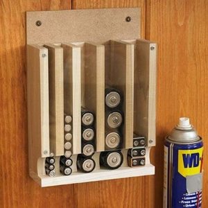 DIY Drop Down Battery Dispenser