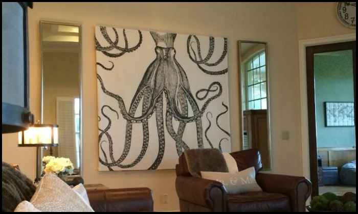 Shower Curtain Wall Art