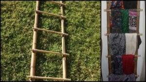 Bamboo Clothes Ladder