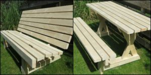 Convertible Picnic Table Bench