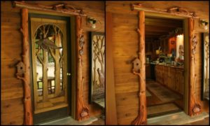 Custom Carved Wooden Doors