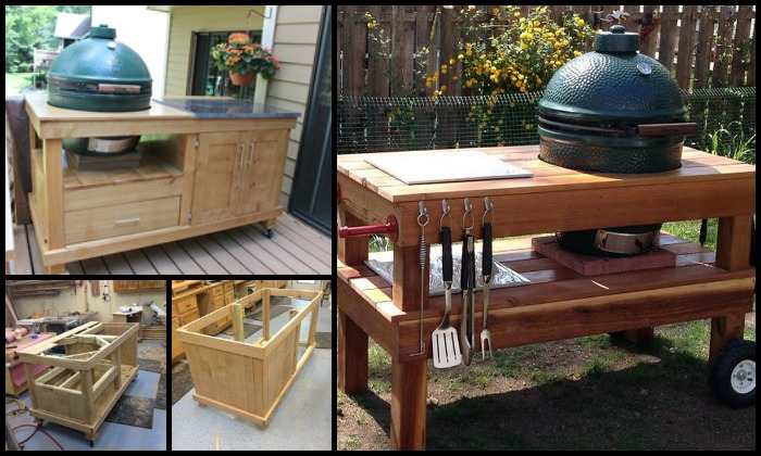 DIY Barbecue Grill Table