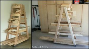 Portable Lumber Rack