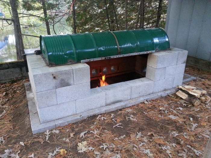 Rotisserie BBQ Pit