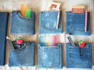 Creative Denim Pocket Organizer
