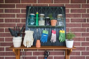 DIY Garden Glove Rack - Great Organizing Ideas