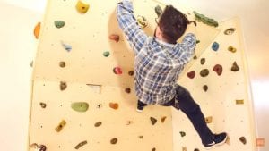 Creative Indoor Climbing Wall