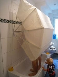Cool Turtle Shower Curtain: Space-Saving Furnishing