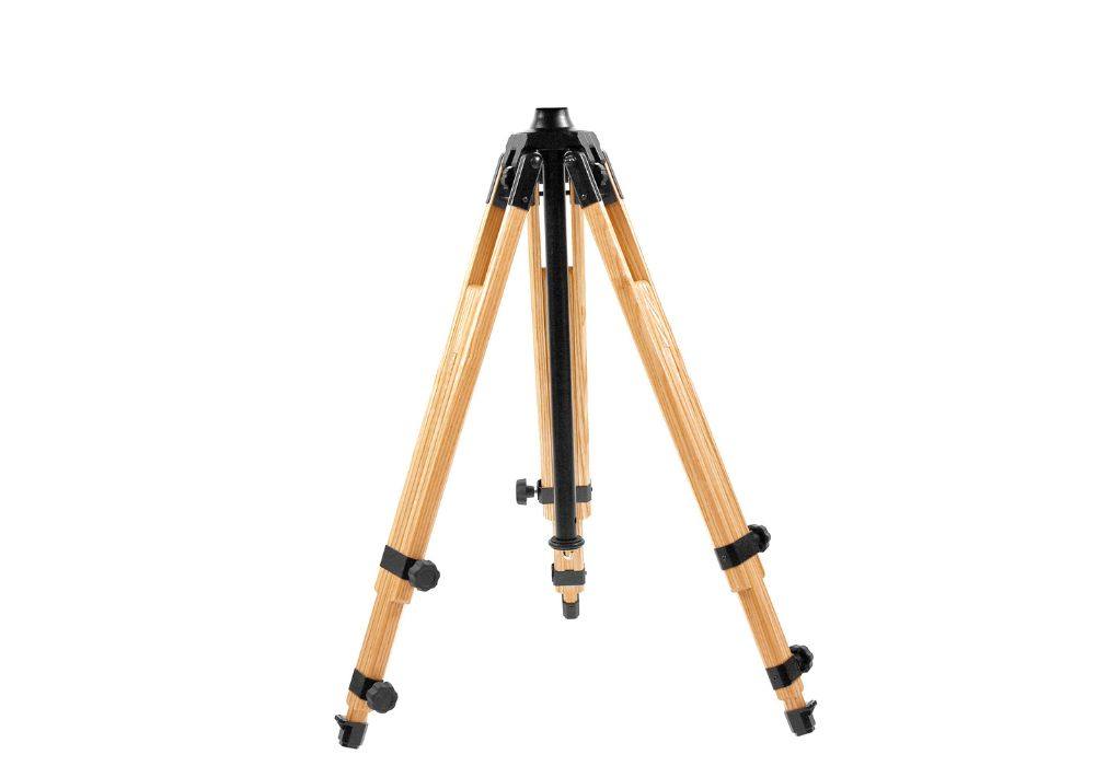 An image of a wood tripod plans for camera.