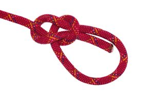 An image of a classic bowline knot.