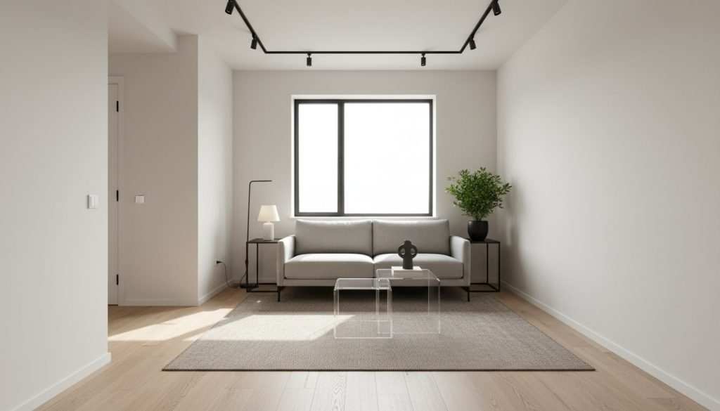 An image of a window being a focal point, which is one of the small living room ideas to expand the space.