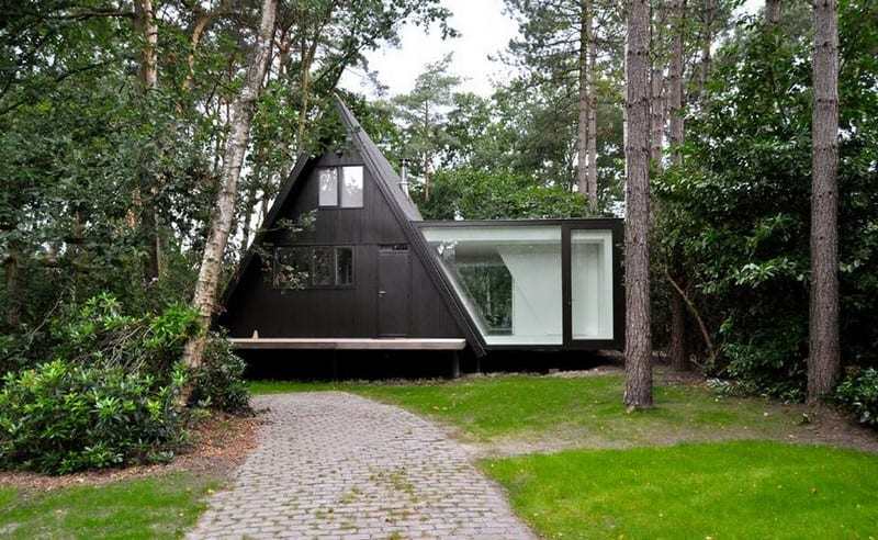 A-Frame - Brecht, Belgium - Partition open