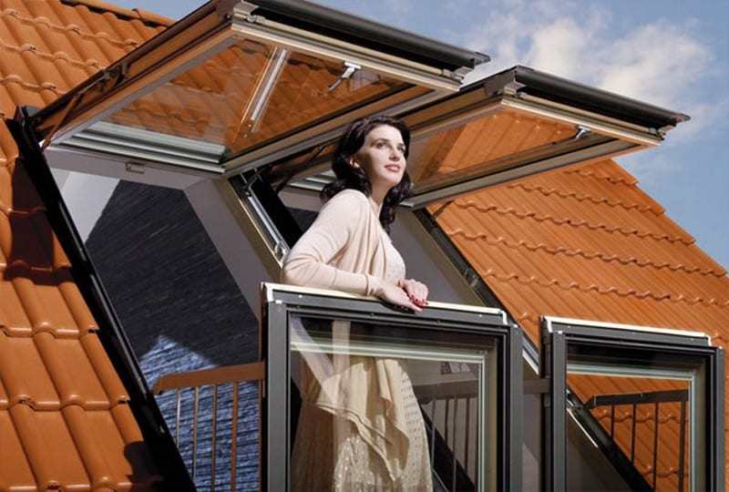 Fakro Balcony System - The Fakro and Velux systems do not add space