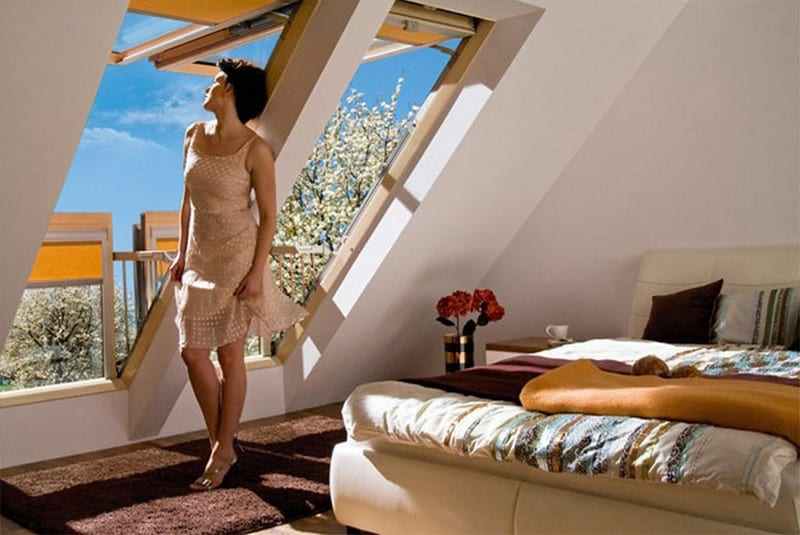 Fakro Balcony System - The floor area is unchanged