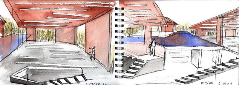 Daeyang Gallery and House - Watercolor 02