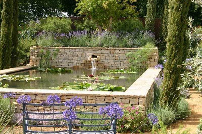 Is it a water feature, or a dry stone wall?  Tell us what you think.