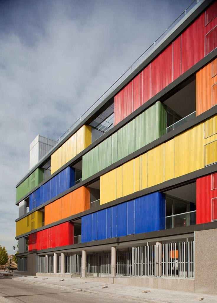 Public housing in Carabanchel - Madrid, Spain