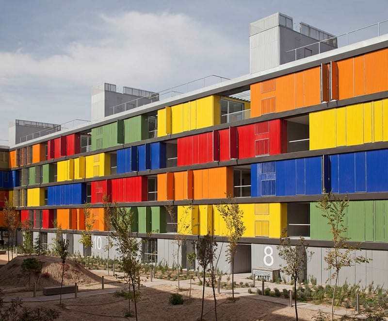 Public housing in Carabanchel - Madrid, Spain