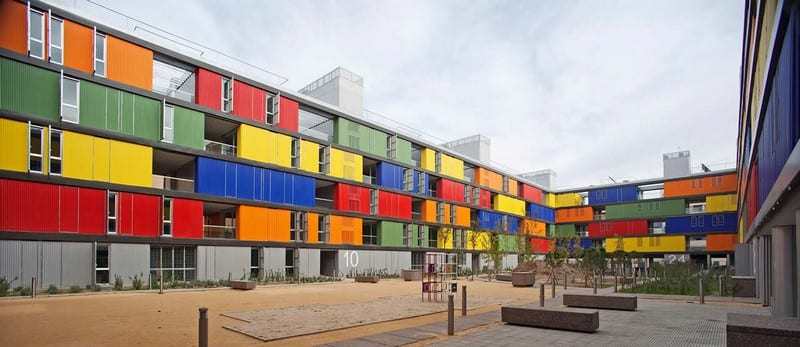Public housing in Carabanchel - Madrid, Spain
