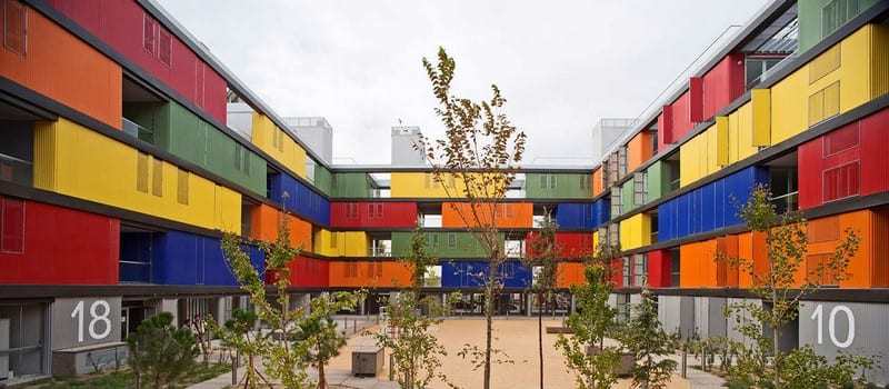 Public housing in Carabanchel - Madrid, Spain