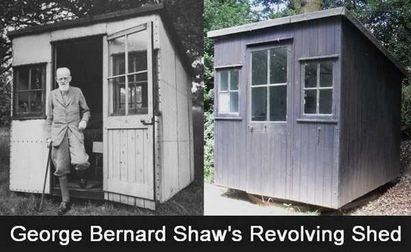 George Bernard Shaw's Rotating Shed